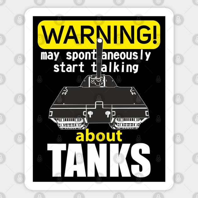 For a fan of tanks! Warning may spontaneously start talking about tanks MAUS Sticker by FAawRay